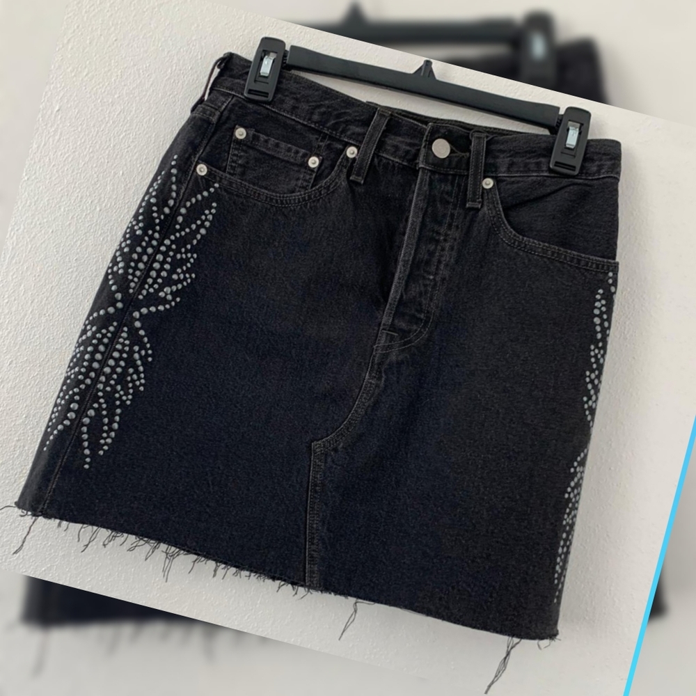Levi's Decosrtructed Skirt - full metal - Picture 3 of 10